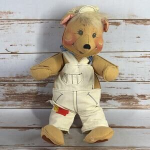 Annalee Large Vintage Bear 1967-1983 Rare 19” Plush Used